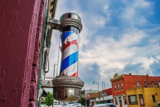 barber shop, barbershop, vintage barbershop, vintage barber shop, barbershop pole, barber shop pole, barber stripes, small town barber, vintage barber pole, small town, main street, missouri, barber shop, barber shop, barber shop, barber shop, barber shop, barbershop, barbershop. Simple books for a barbershop: cash, invoices and reserves