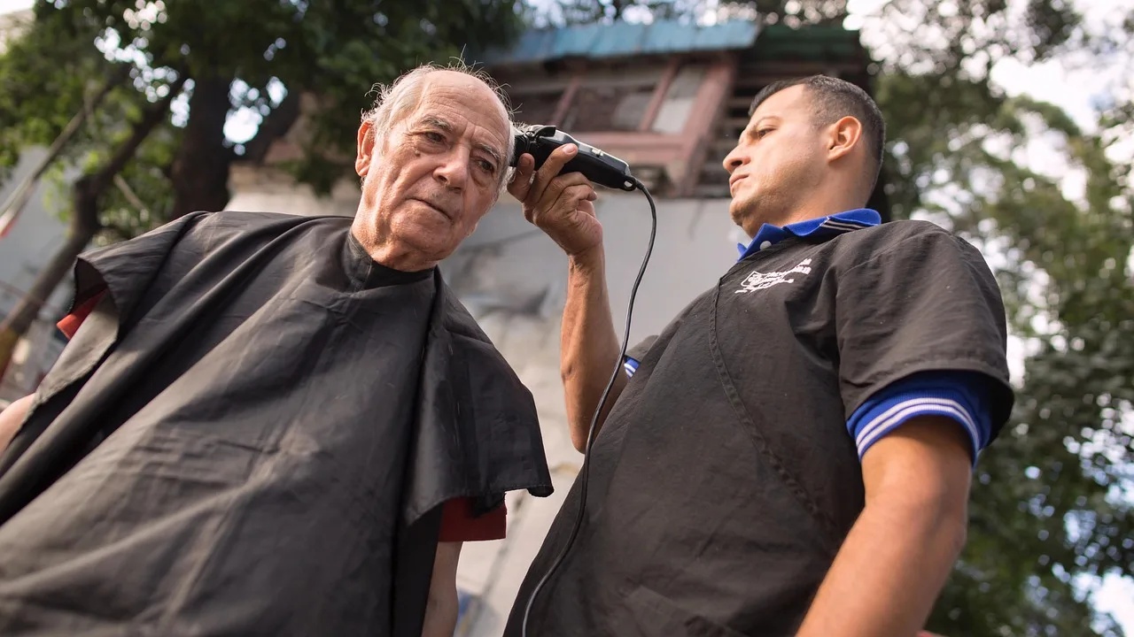 barber, street barbershop, haircut, old man, hairdresser, shave, chair, razor, scissors, barber, shave, shave, shave, shave, shave, razor. Barbershop equipment checklist: what to keep and what to drop