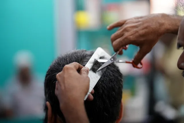 hairdresser, hairstyle, cutting hair, men, hair salon, barber, beauty spa, cutting, only men, design, cross section, human hair, fashion, barber shop, scissors, beauty, beautician, elegance, modern, working, young men, beard, indoor, hair salon, hair salon, barber, barber, barber, barber, barber, barber shop, barber shop, barber shop. How a barbershop runs day to day: operations and workflow