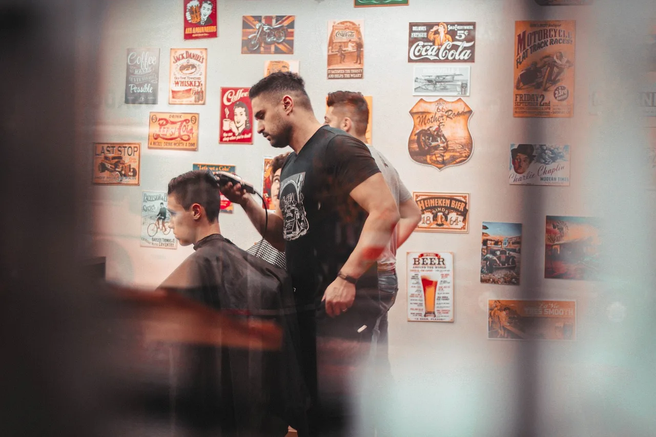 barbershop, haircut, hairstyles, people, men, customer, barber, electric, barbershop, haircut, haircut, barber, barber, barber, barber, barber. Pricing barbershop services by chair hour, not by another shop's menu