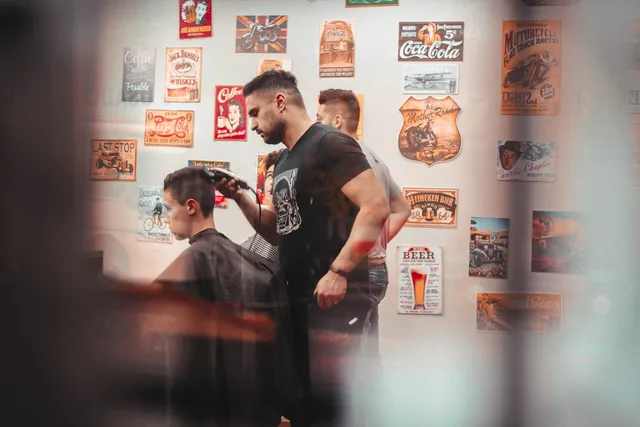 barbershop, haircut, hairstyles, people, men, customer, barber, electric, barbershop, haircut, haircut, barber, barber, barber, barber, barber. Pricing barbershop services by chair hour, not by another shop's menu