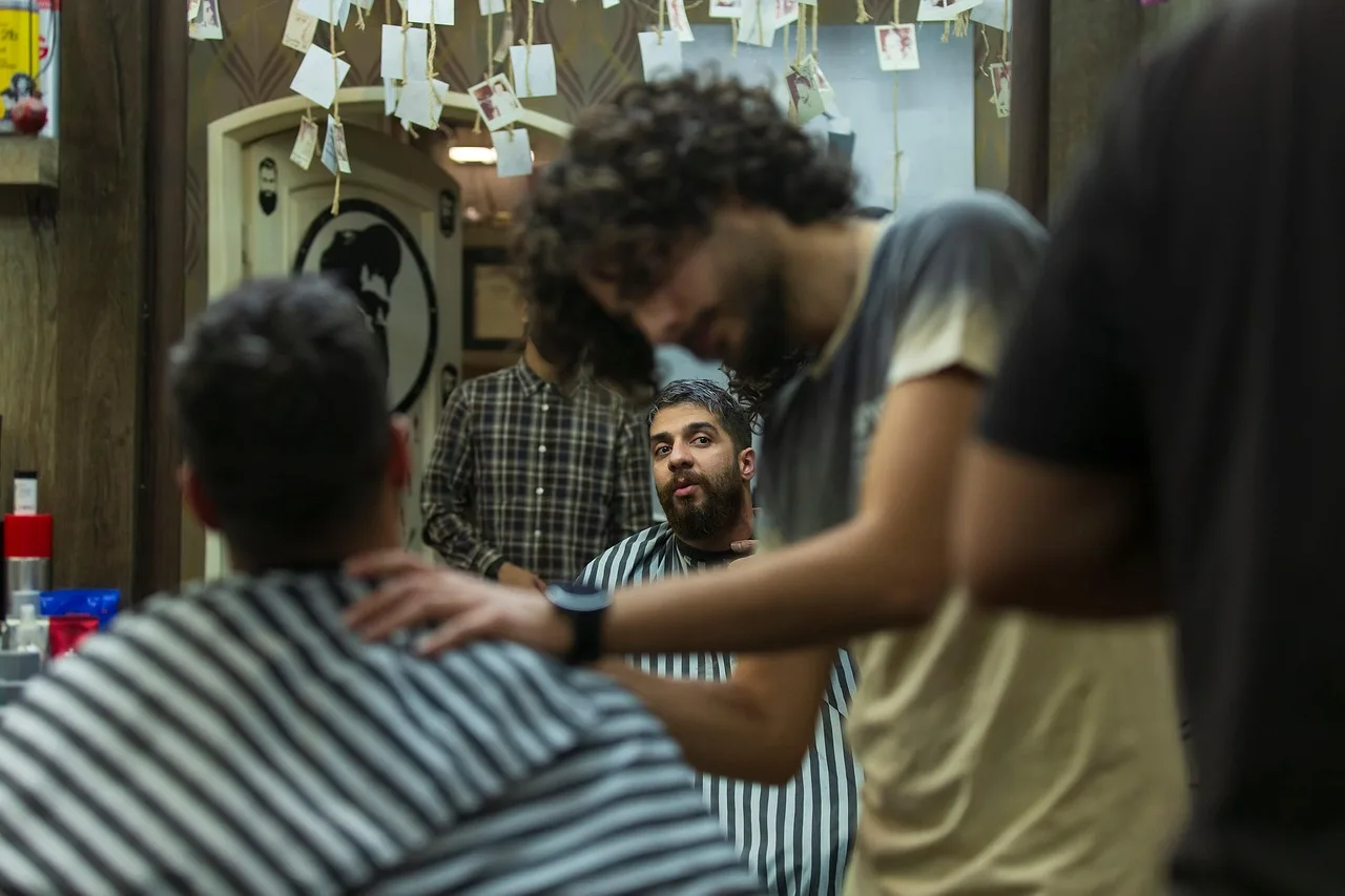 barber, barber shop, men, haircut, stylist, hairstylist, iranian, persian, people, lifestyle, job, work, business, mashhad city, iran, jorj barber. Barbershop business paperwork: EIN, sales tax permit and registration, with the forms